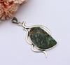 Seraphinite Pendant/ Seraphinite Necklace/ Green Seraphinite Pendant