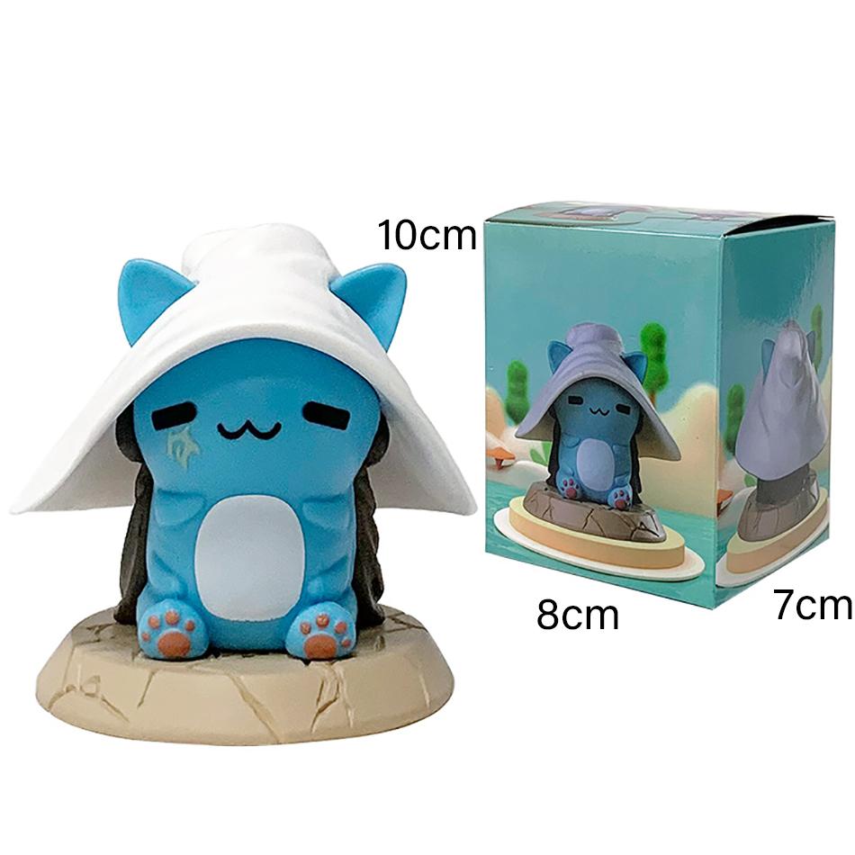 Character Game Anime Q Version Of Action Character Marlenia Kavay Lanny Cat Half Wolf PVC Model Children Gift Collection Doll