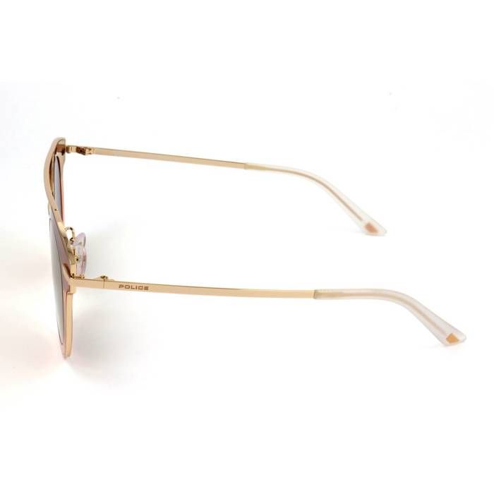 Lunettes de soleil - Police - SPL543G50300R - Doré - Ronde - Protection 100% UVA & UVB