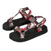 Large Size Sandals  Summer New Thick-soled Color Matching Velcro European and American Famous Style Beach Sandals Women