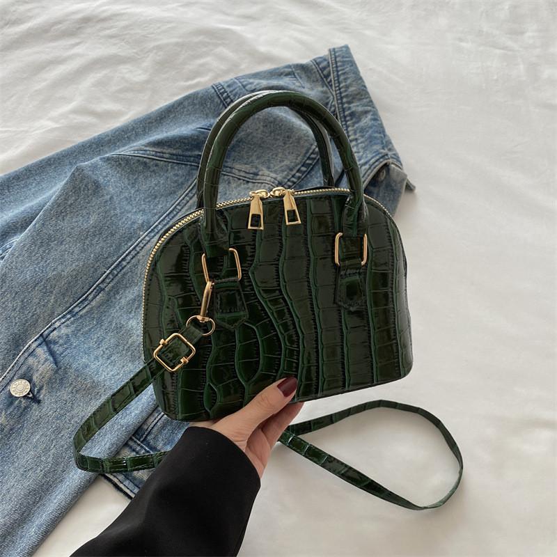 Fashionable Colorblock Shell Bag For Women Casual Street Style Handheld Tote