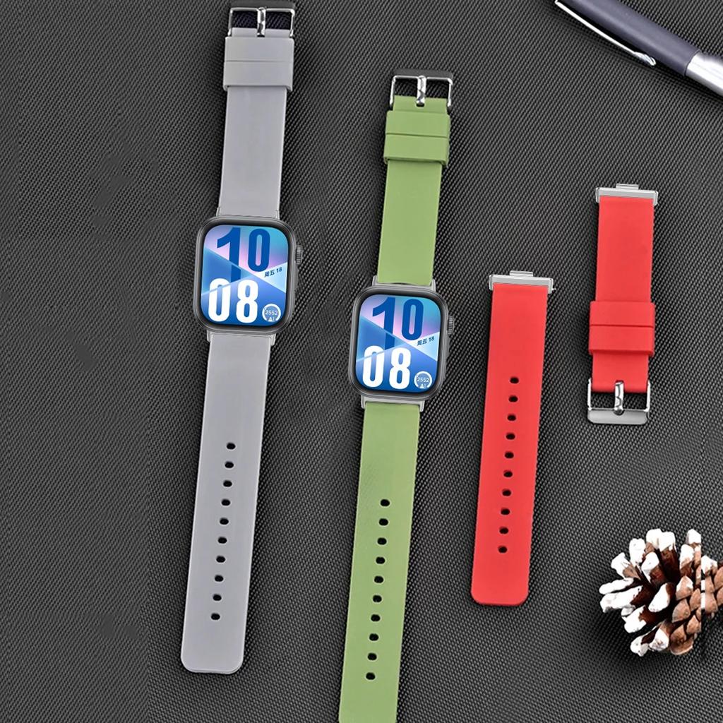 Silikonarmband för Huawei Watch Fit4/4 Pro Armband Smartklocka Ersättningsarmband för Huawei Watch Fit3/2/1 Ersättning