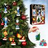 Holiday Gift Boxes Christmas Advent Calendar 2026, 24-Day Surprise Countdown with 24 for Kids Acrylic Pendants, Anime Themed Collectible Gifts
