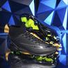 High-top Football Shoes Tf Broken Nails Artificial Turf AG Nails Youth Students Men and Women Training Sports Shoes