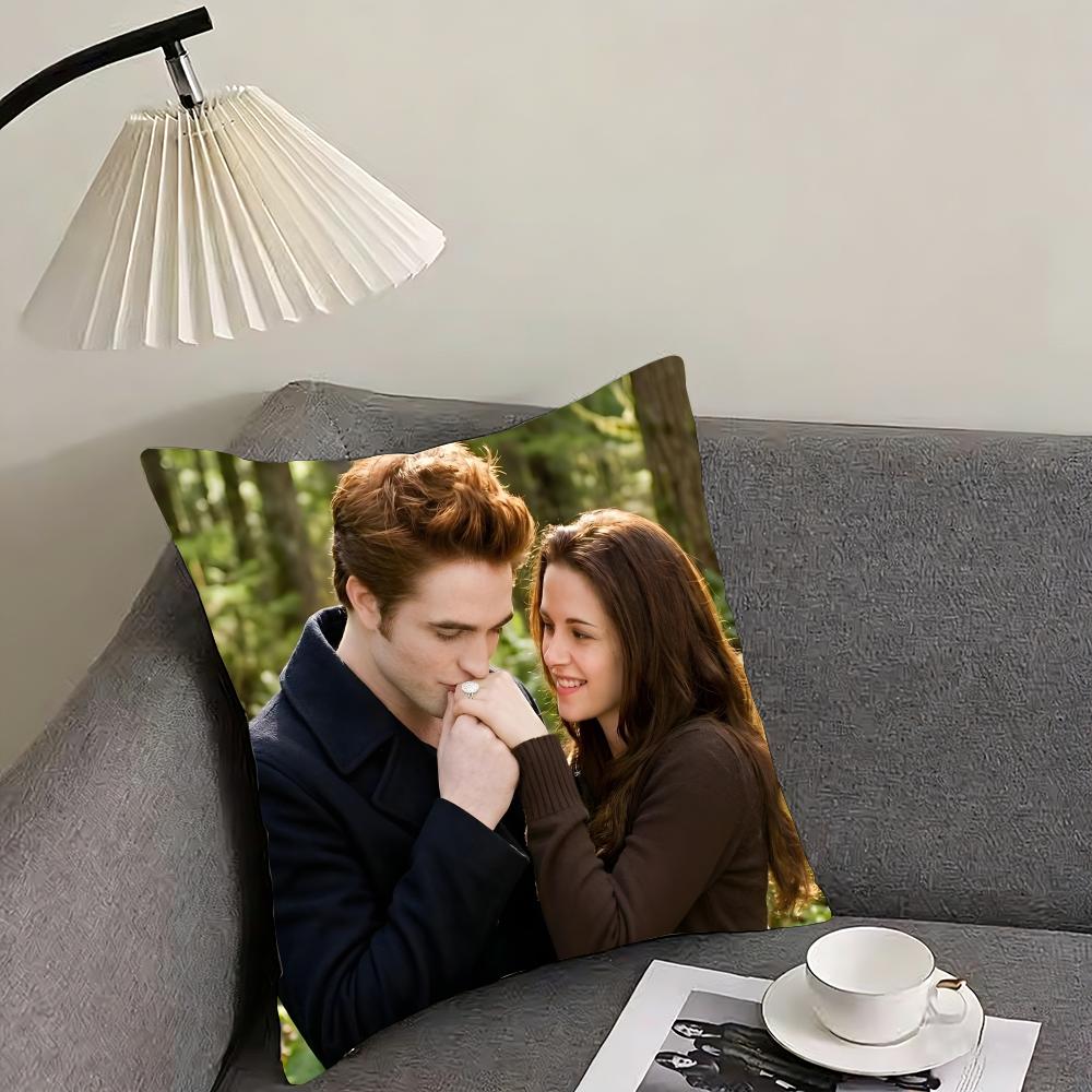 T-Twilight Movie Cushion Cover Pillowcase Ultra Soft Skin Friendly Fabric Cloud Like Comfort & Concealed Zipper