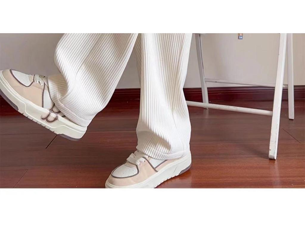 Men's Maelard Fleece-Lined Corduroy Pants - Autumn/Winter Warmth, Loose Straight Wide Leg, Casual Long Fit