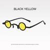 Womens Sunglasses Retro Black Metal Steampunk Sunglasses  Fashion Color Mens Round Frame Sun Glasses Lentes  Mujer