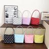 2026 Women's Polka Dot Bucket Shoulder Bag - Casual, Simple & Stylish Handbag for Work or Outings