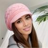 Autumn/Winter Korean Women's Imitation Rabbit Hair Hat Winter New Knitted Hat Winter Warm Hat