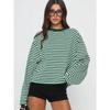 IHUASU Women's Fashion Casual O-Neck Long Sleeve Blouses & Shirts
