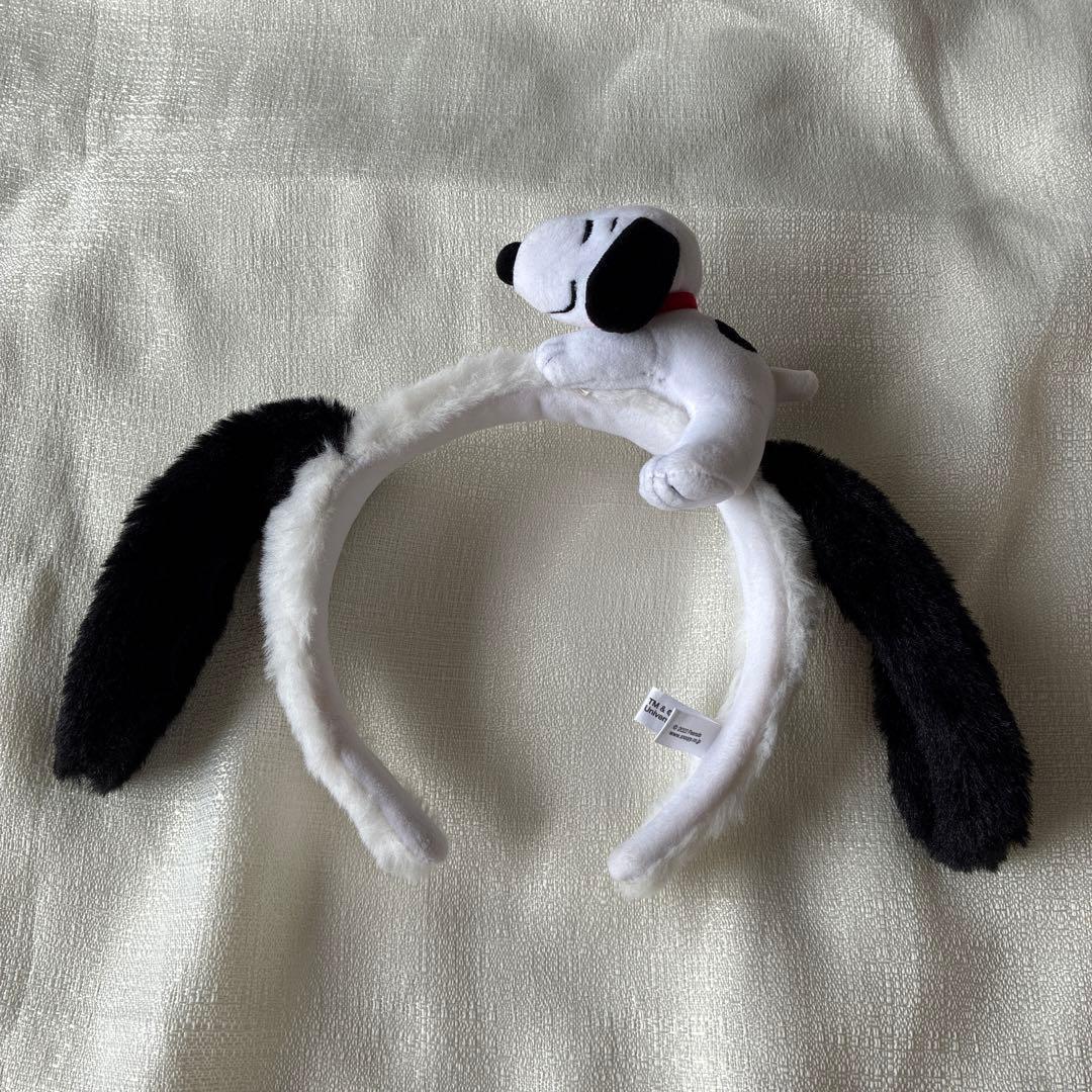 USJ Univa Snoopy Headband Stuffed Fur Official Limited