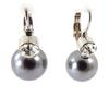 Les Trésors De Lily [J6237] - Gray 'Sissi' Designer Earrings