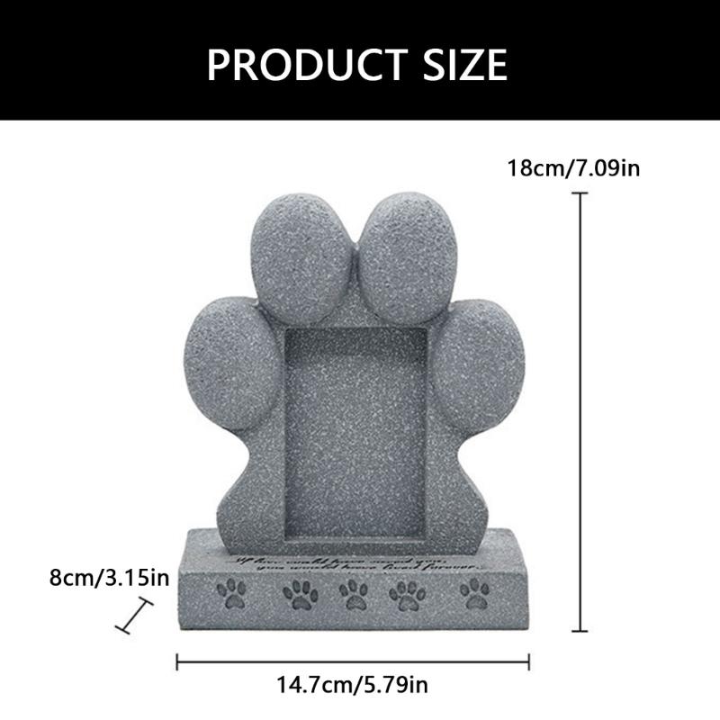 Escultura Memorial de Resina para Cães e Gatos Túmulo de Animal de Estimação para Decoração de Casa e Jardim Estátua de Animal de Estimação