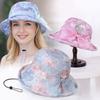 Trendy Bow Design Women's Sun Hat Wide Brim UV Protection Beach Hat Lightweight Breathable Fisherman's Hat Summer Outdoor