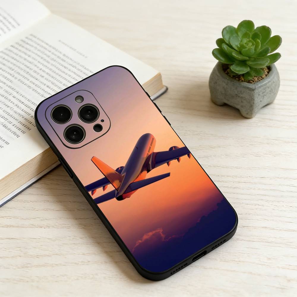 a-Airplane p-Plane  Phone Case Silicone Soft For IPhone 17 16 15 14 13 12 11 X XR Plus Pro Max Plus