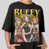 Buffy Summers Retro Tshirt Casual Crew Neck Slightly Stretchy Fabric Regular Fit Printed Pattern A Perfect Choice For Unisex