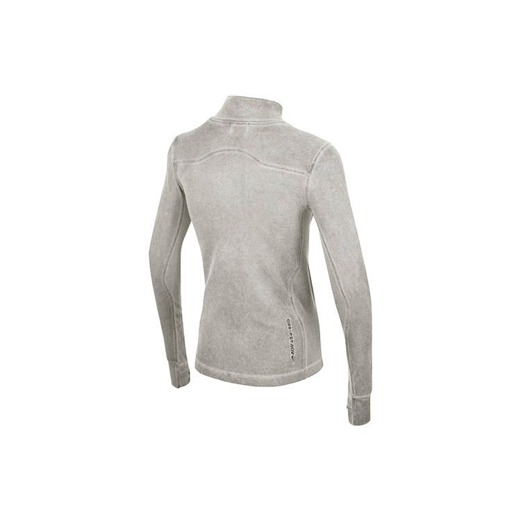 Nike ACG Steeple Rock Half-Zip Mock Neck Slim Fit Long Sleeve T-Shirt Women Tops Grey DH3096-010