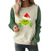 Women Christmas Printed Sweatshirts Fashion Long Sleeved T-shirt Round Neck Hoody Women's Hoodies Female Tops
