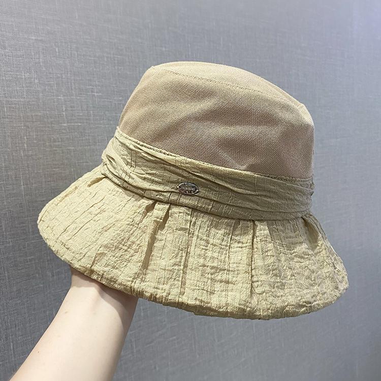 

Летняя тонкая дышащая рыболовная шляпа женская складная уличная козырек для бассейна дорожная шляпа Adjustable