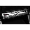Volume Switch Button Panel Cover Trim Carbon Fiber - For Ford Explorer
