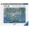 1000-piece Puzzle - RAVENSBURGER - Water Lilies - Claude Monet - 70 X 50 Cm - Cardboard - Faithful Reproduction