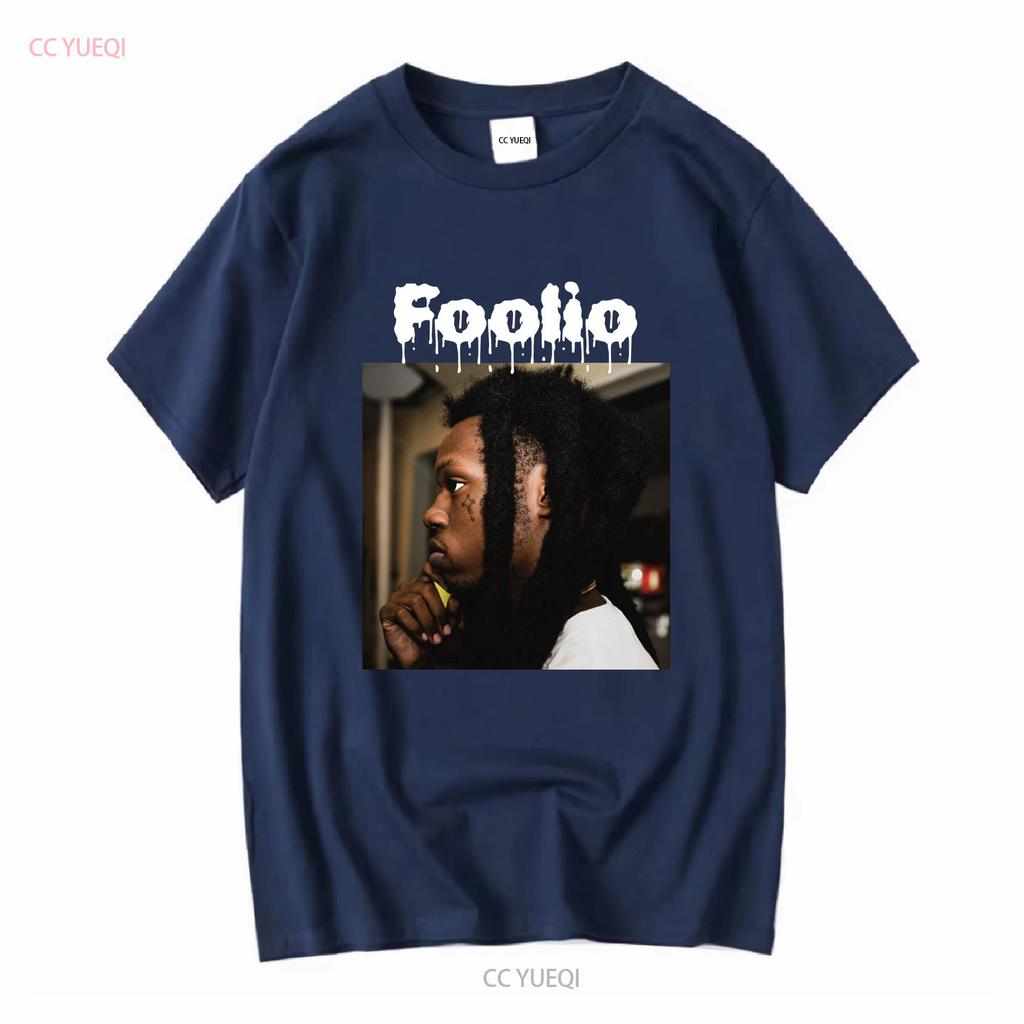 Foolio Rapper NEW Memory Black T Shirt Short Sleeve S To 5XL Vintage Washed Slightly Top For Everyday Wear Breathable