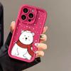 Christmas Polar Bear Phone Case for iPhone 16 Pro Max, 15 Plus, 13 Pro, 12X