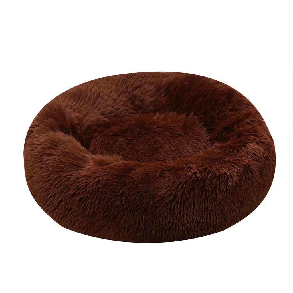 Cat Cushions Bed Multiple Size and Color Winter Soft Round Sofa Bed Cat Bed for Indoor Cat Furry Sofa