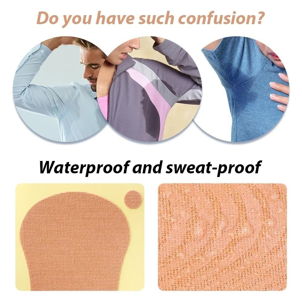 5Pcs Invisible Sweat-Absorbing Patches Thin Disposable Sweat Pads Armpit Sweat Shield  Summer