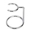 Men Stainless Steel Shaving Brush Stand Razor Holder for Salon Home Travel Use