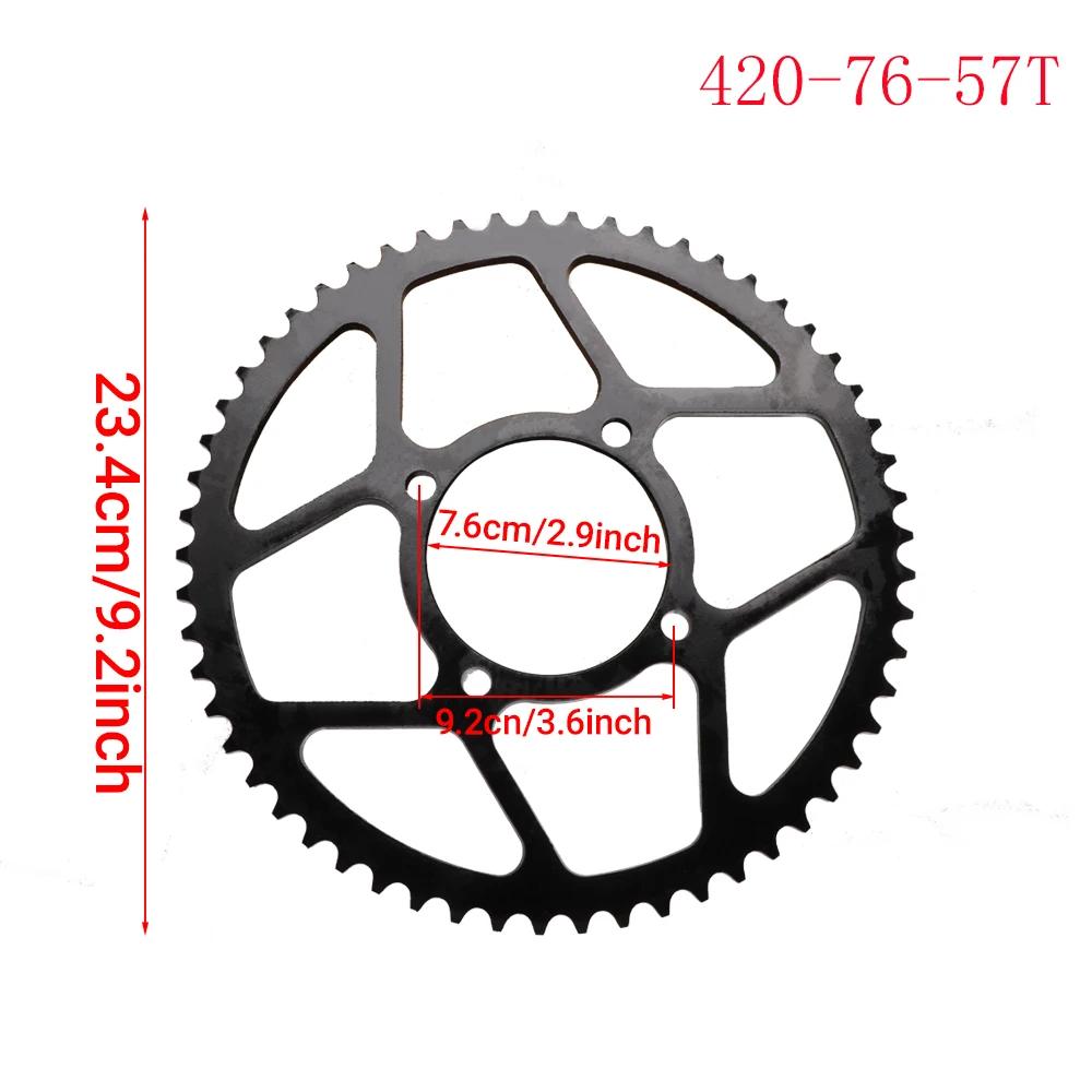 Pignon FDDY 420 35T/60T 76MM pour Moto Cross Pit Bike ATV Quad Moto Buggy Go Kart 50CC 70CC 90CC 110CC 125CC 140CC 160CC Pièces
