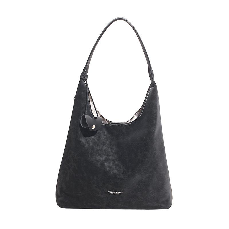 

Сумка-тоут Moyu Forest Женская большой вместимости для поездок на работу, сумка через плечо для ленивого отдыха чёрный