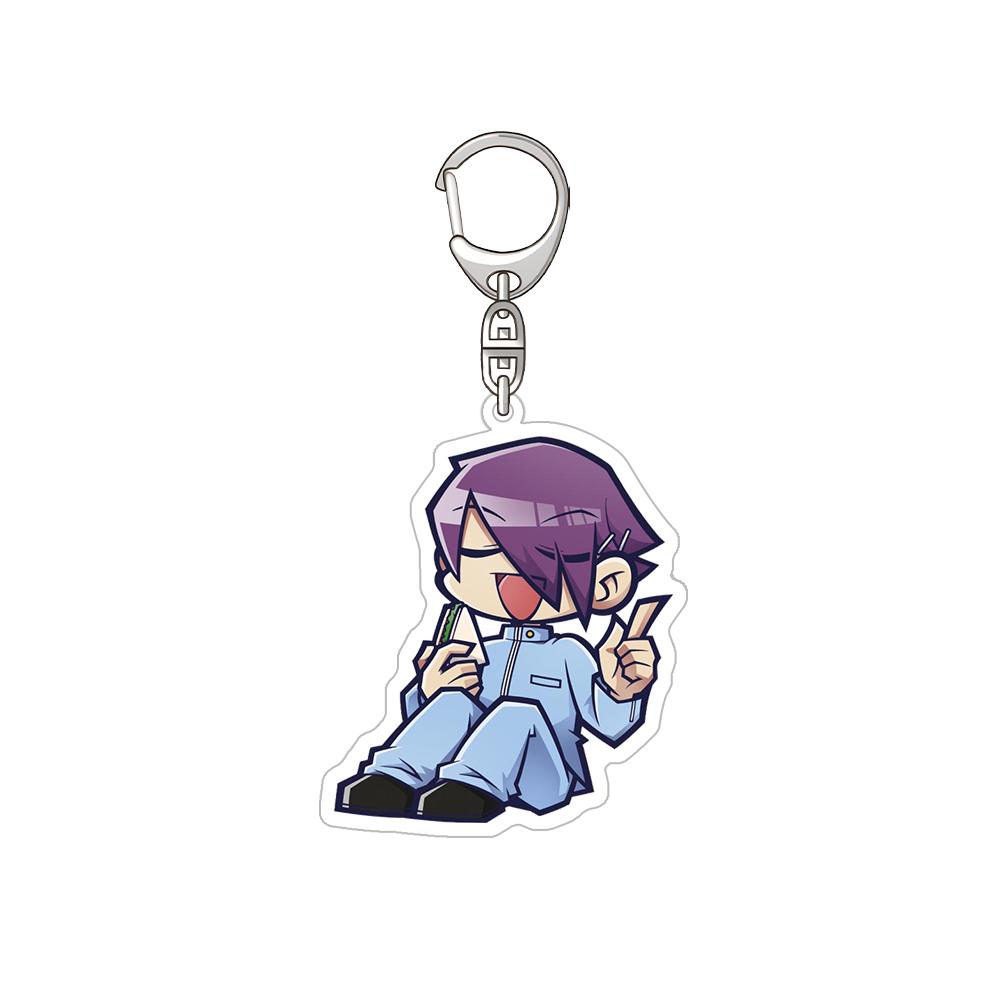 

Yu-Gi-Oh! Yuga Ohdo Romin Kirishima Gakuto Sogetsu Nail Saionji Official Acrylic Keychain Bag pendant Bag Charm anime goods Gift 6 cm красный