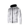 Mens Hooded Zip-Up Sweatshirt Lightweight Casual Sport Pullover Fall