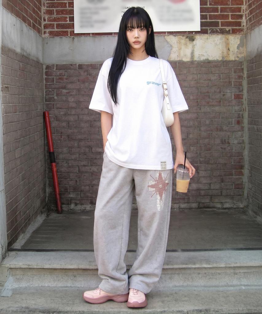 GRAVER [Unisex] Luminance Training Wide Pants_2 Colors