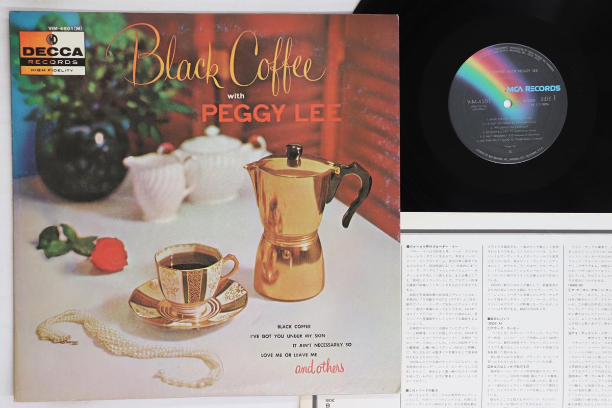 

LP Record PEGGY LEE - Black Coffee VIM4501 MCA 1980 Japan Jazz Used