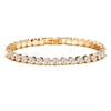 Super Shiny European-American Ladies Roman Zircon Crystal Tennis Bracelet