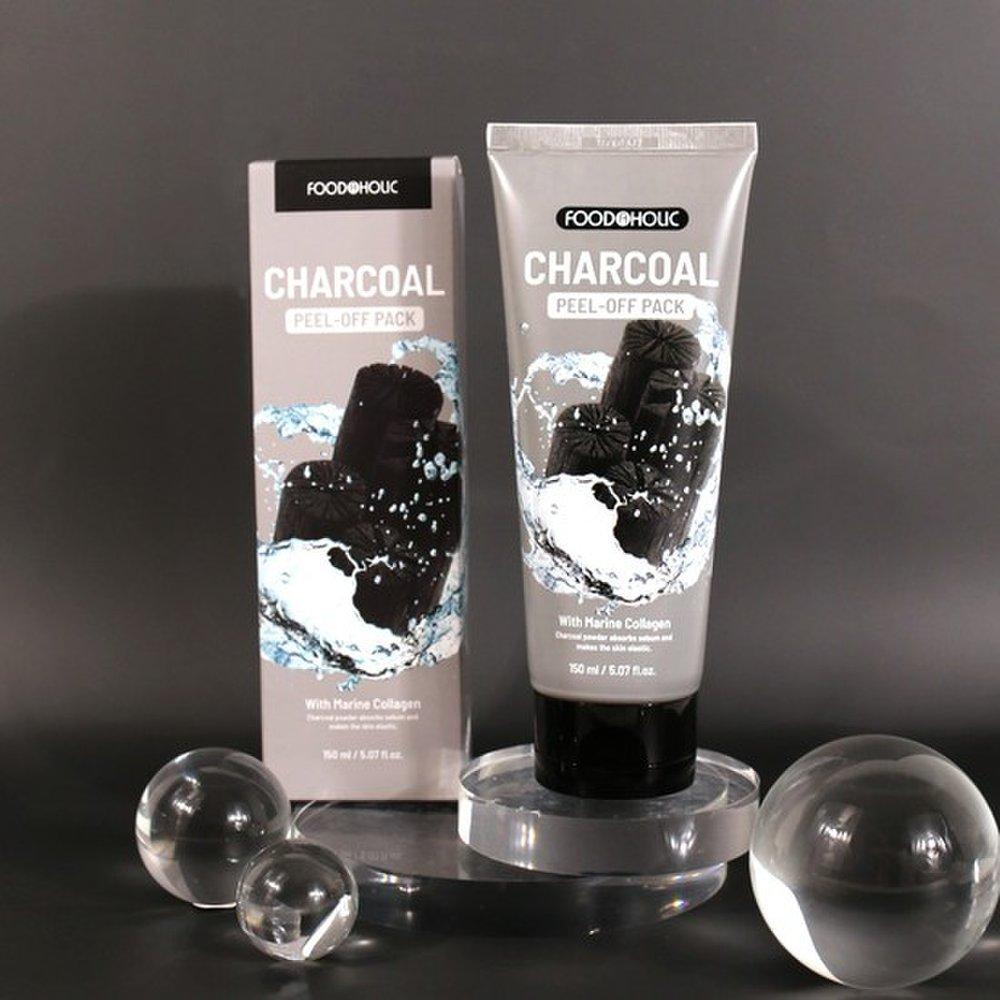 2 Foodaholic Collagen Peel Off Pack 150ml / Charcoal