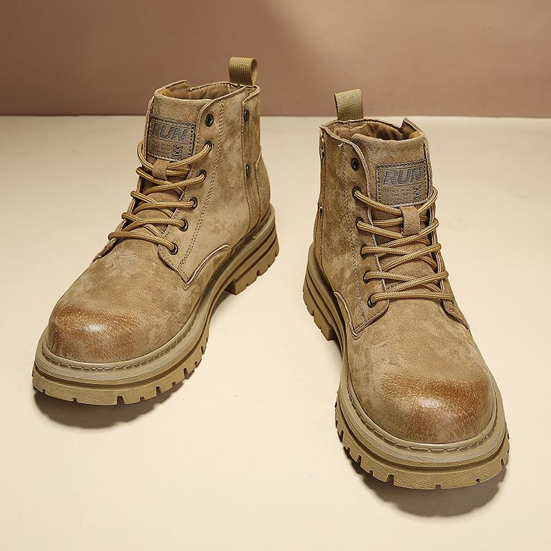 

Новые мотоциклетные и ботильоны, водонепроницаемые ботинки, мужская кожаная обувь, мужские повседневные ботинки, высокие модные мужские ботинки Bota Masculina 45