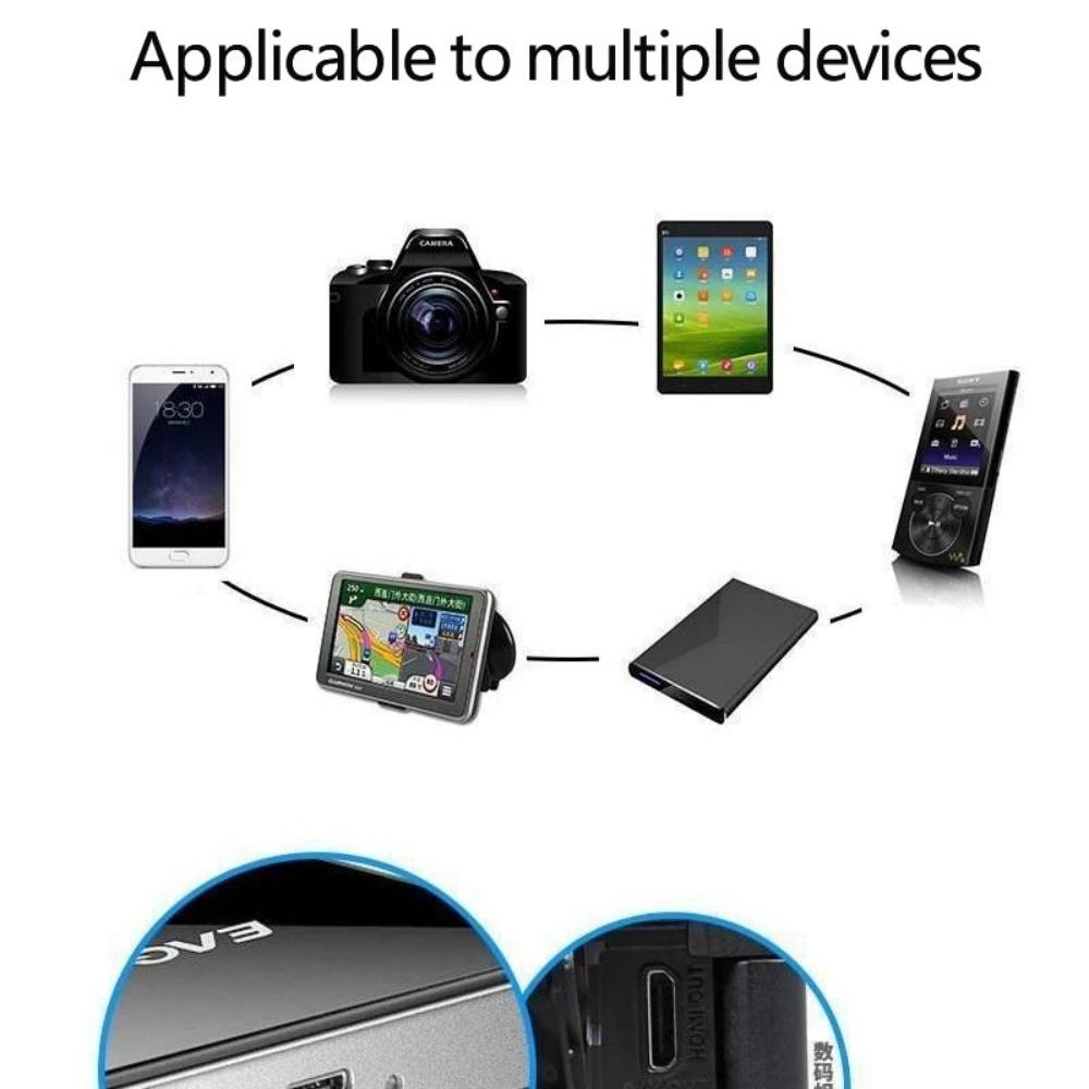 High Speed Mini USB Cable Male to Mini-B 5pin Male Fast Data Charge Cablefor MP3 Player Garmin Nuvi GPS Dash Cam Hard Drive PS3