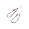 Sweet Cool Y2k Phone Lanyard Pink Pearl Phone Pendant Kawaii Cellphone Strap  Phone Charms