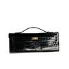 New KL Long Handbag Cowhide Women's Bag Fashion Temperament Bag Crocodile Pattern Palm Pattern Tide