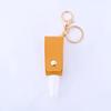 T-Shaped Leather Hand Sanitizer & Perfume Keychain Case with Spray Bottle