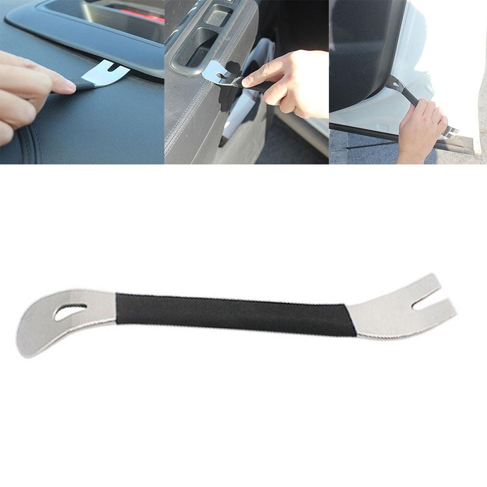 For Stainless Steel Trim Removal Tools Car Trim Puller Pry Bar Dual Ends Pry Tool