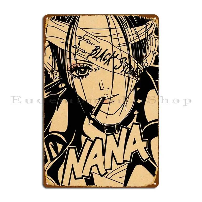 Nana Anime Inspired Anime Masterpiece Metal Signs Bar Cave Customize Party Design Home Tin Sign Poster 20x30cm(7.8x11.8inch)
