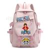 Anime ONE PIECE Backpack Monkey D Luffy College Backpack Girl Travel Book Backpack Nylon Leisure Women Laptop Men School Bags