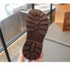 Girls' Flannel Two Cotton High Top Boots Autumn and Winter New Item Little Girls' Knight Boots Korean Version Medium and Large Children's Cotton Boots