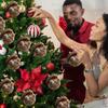 Animal Ornaments 3D Funny Cute Pendant Christmas Tree Decor For Indoor Outdoor Living Room Wall Door Mantel Fireplace Farmhouse
