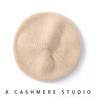 Women's Cashmere Knit Bucket Hat - Thick Autumn & Winter Wool Beret Wrap Cap
