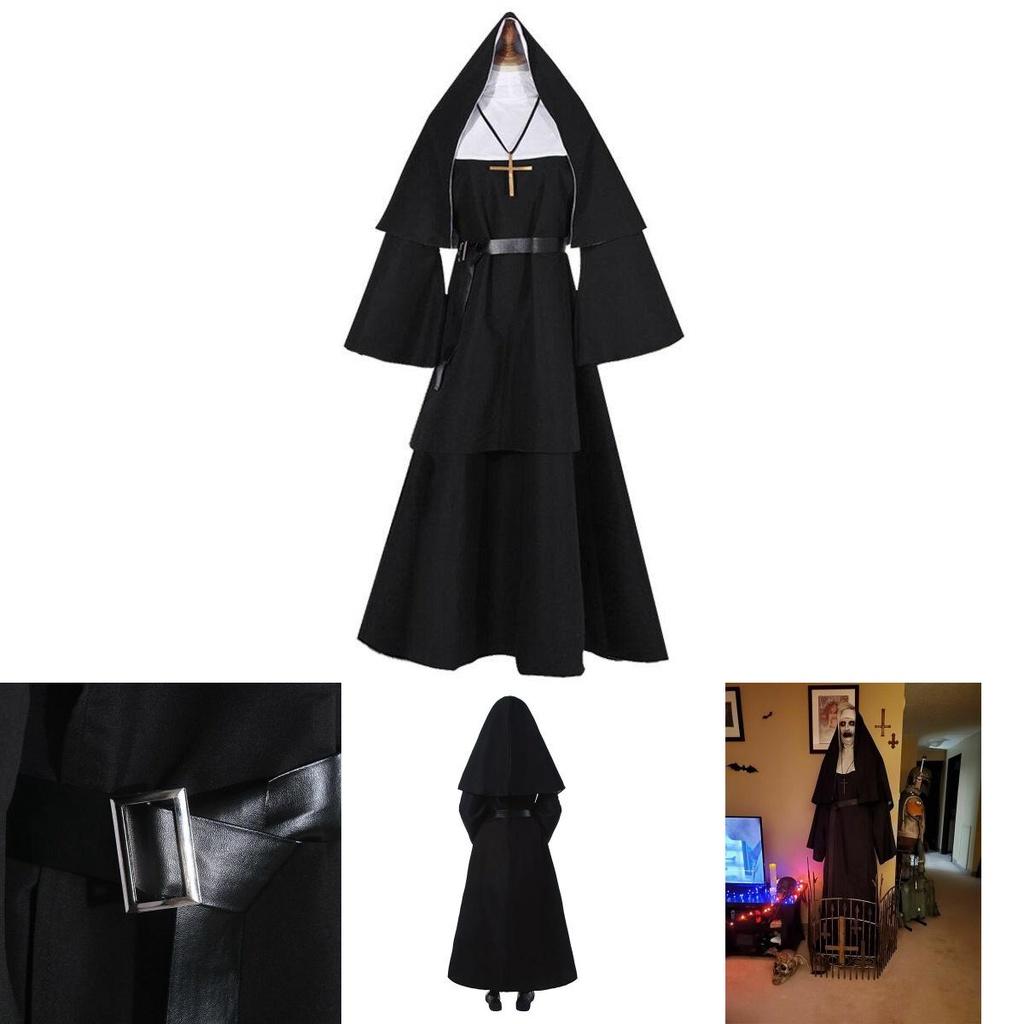 Costume da Enigmatica Monaca Valak da The Conjuring 2 per Spettracolose Celebrazioni di Halloween